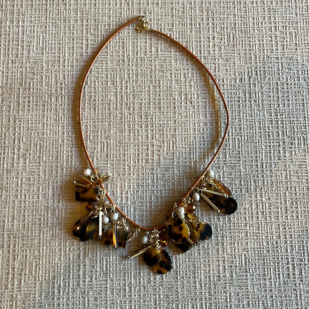 Bundle this!  Loft tortoise shell necklace. 20 inch